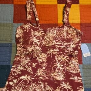 Lands End | Tropical Print Two Piece